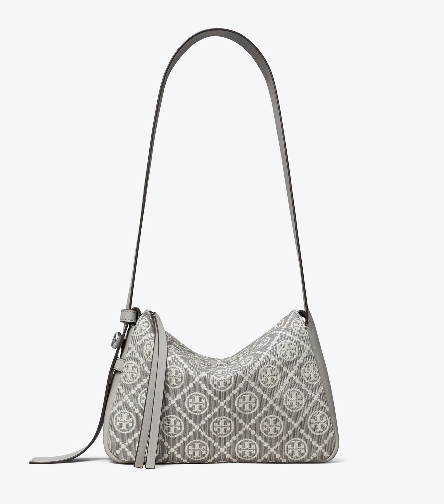 Small Romy T Monogram Shoulder Bag