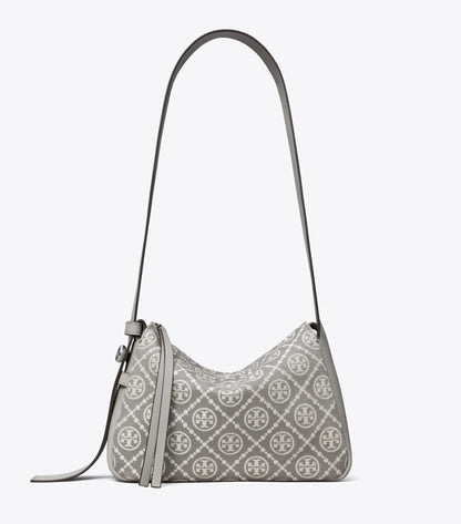 Small Romy T Monogram Shoulder Bag