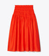 Smocked Viscose Skirt