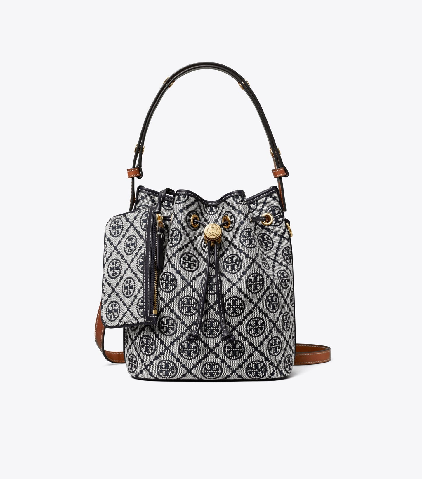 T Monogram Bucket Bag