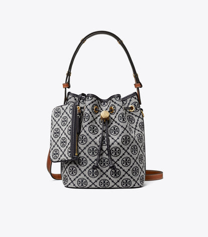 T Monogram Bucket Bag