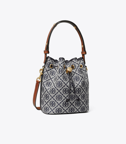 T Monogram Bucket Bag