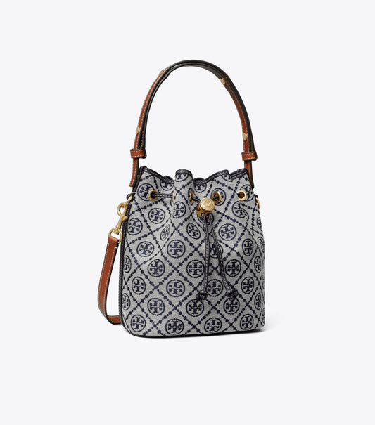 T Monogram Bucket Bag