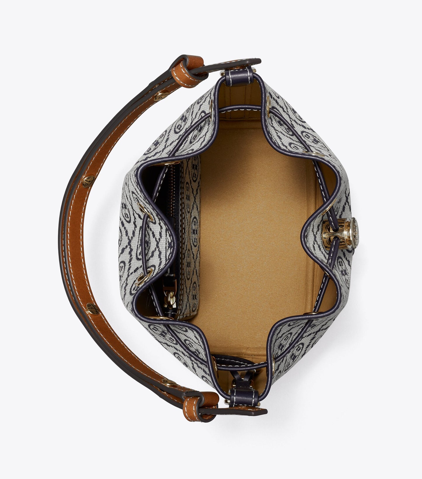 T Monogram Bucket Bag