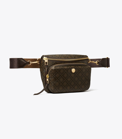 T Monogram Coated Canvas Mini Belt Bag