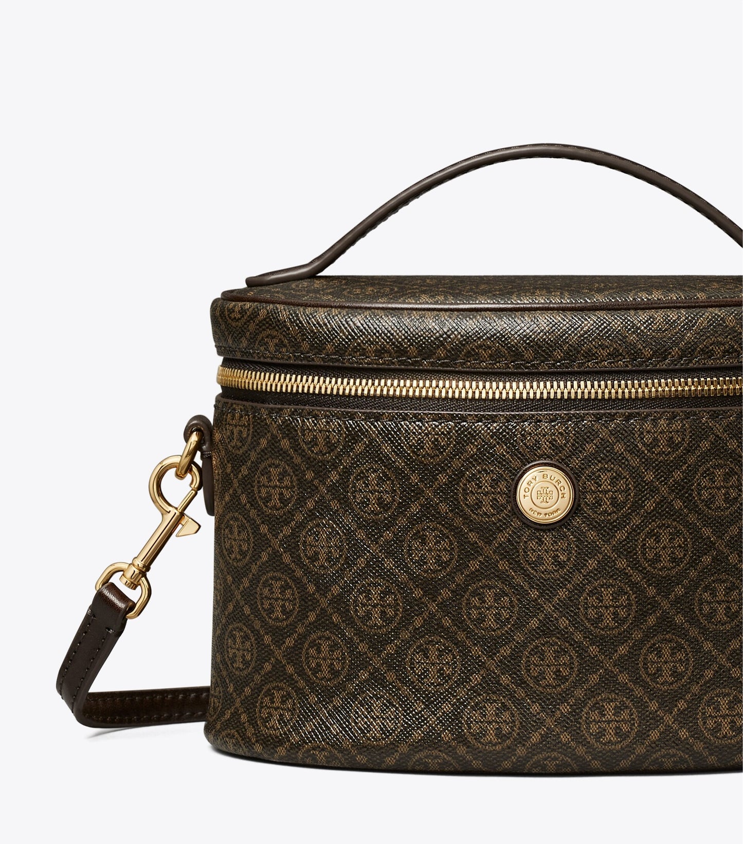 T Monogram Coated Canvas Soft Vanity Case