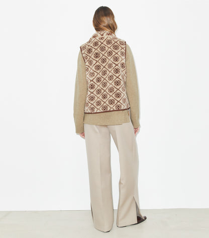 T Monogram Fleece Vest