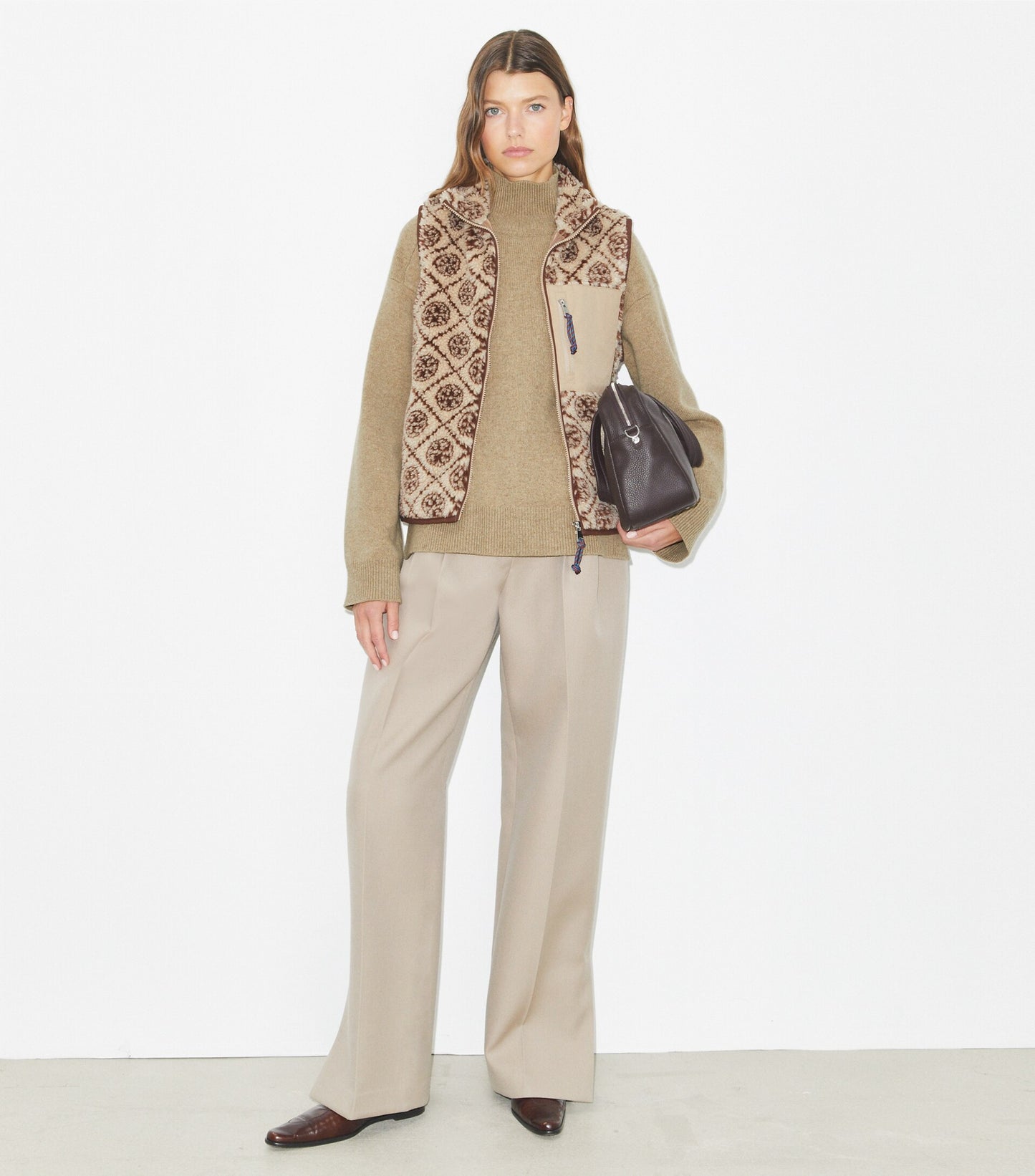 T Monogram Fleece Vest