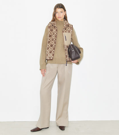 T Monogram Fleece Vest