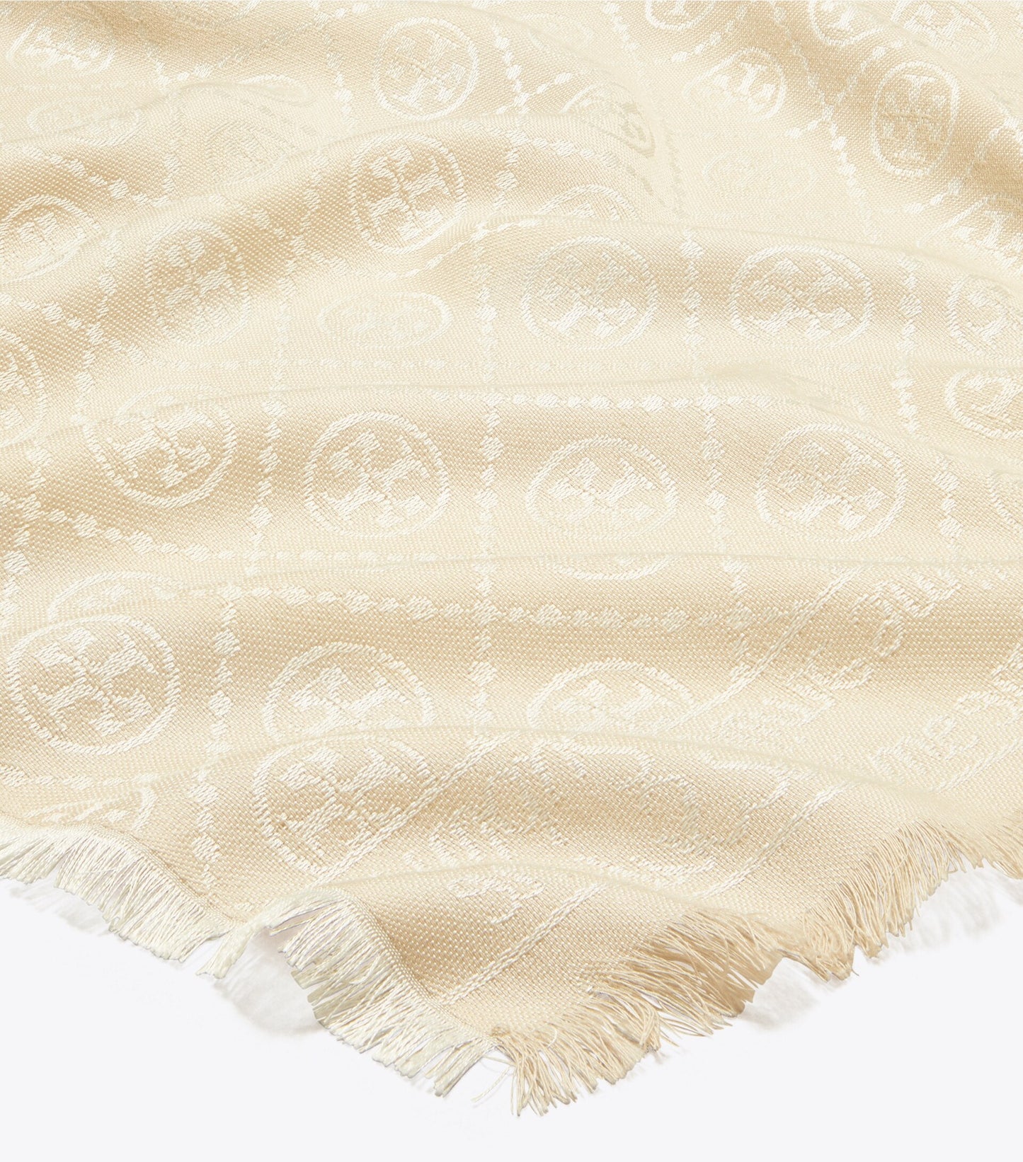 T Monogram Jacquard Oblong Scarf