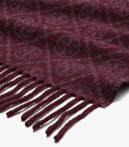 T Monogram Oblong Scarf