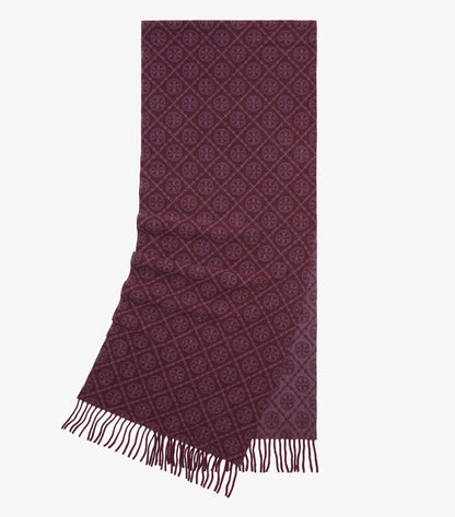 T Monogram Oblong Scarf