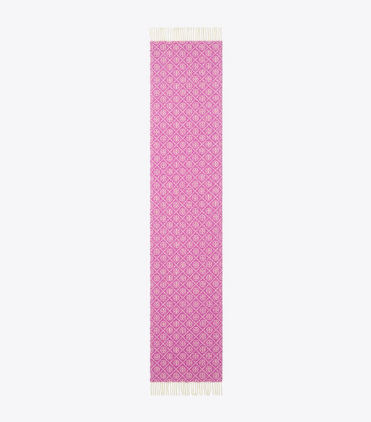 T Monogram Oblong Scarf