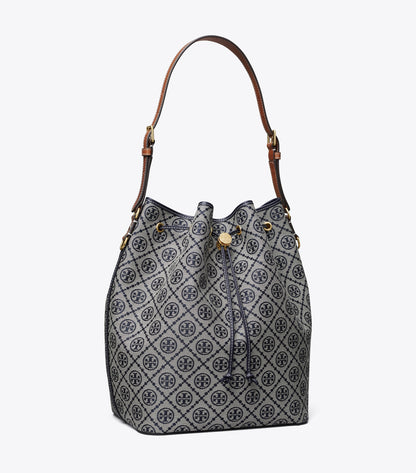 T Monogram Oversized Bucket Bag