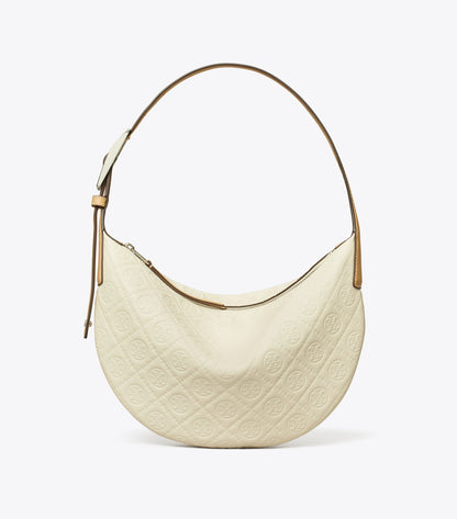 T Monogram Pebbled Small Balloon Bag