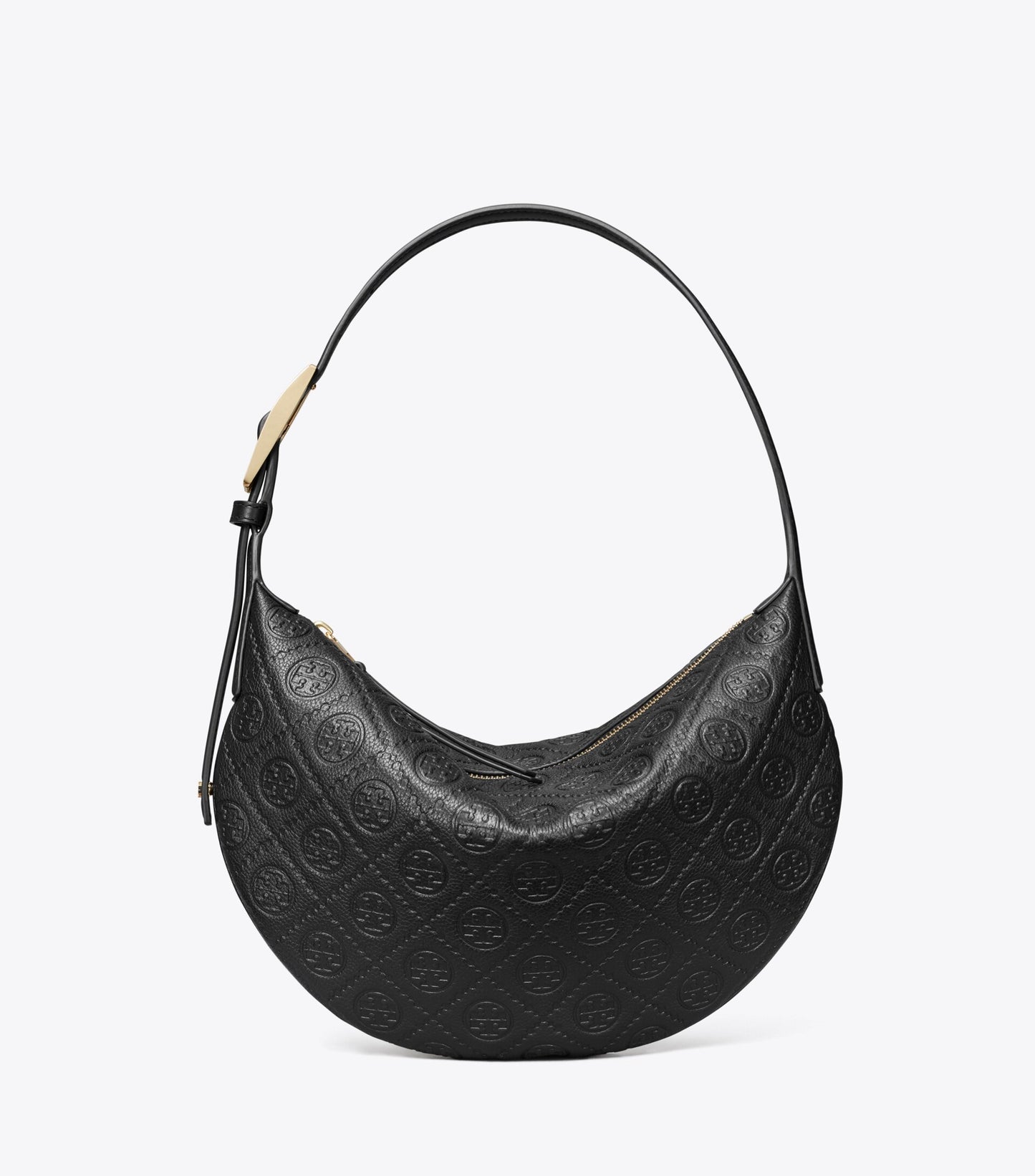 T Monogram Pebbled Small Balloon Bag