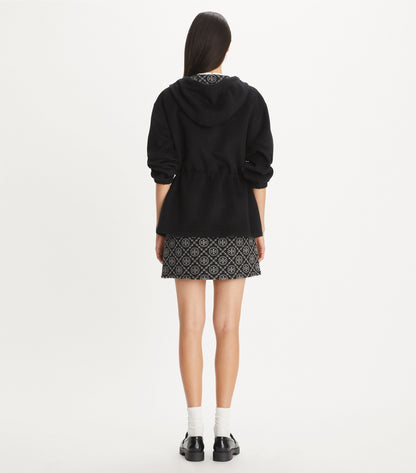 T Monogram Reversible Jacquard Anorak