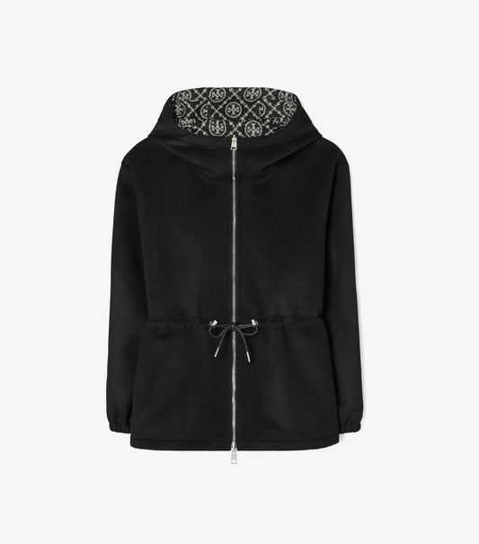 T Monogram Reversible Jacquard Anorak