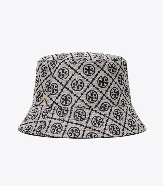 T Monogram Short-Brim Bucket Hat