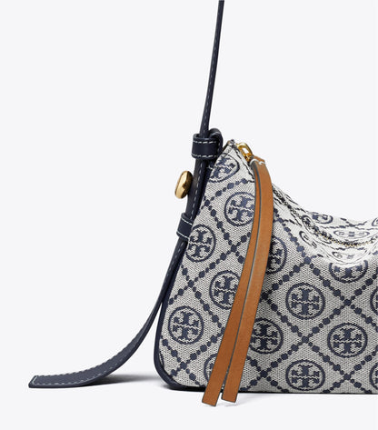 T Monogram Small Romy Shoulder Bag