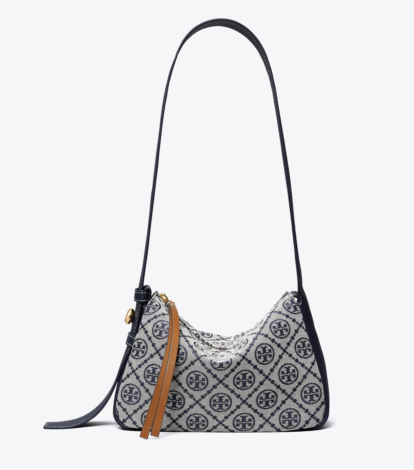 T Monogram Small Romy Shoulder Bag