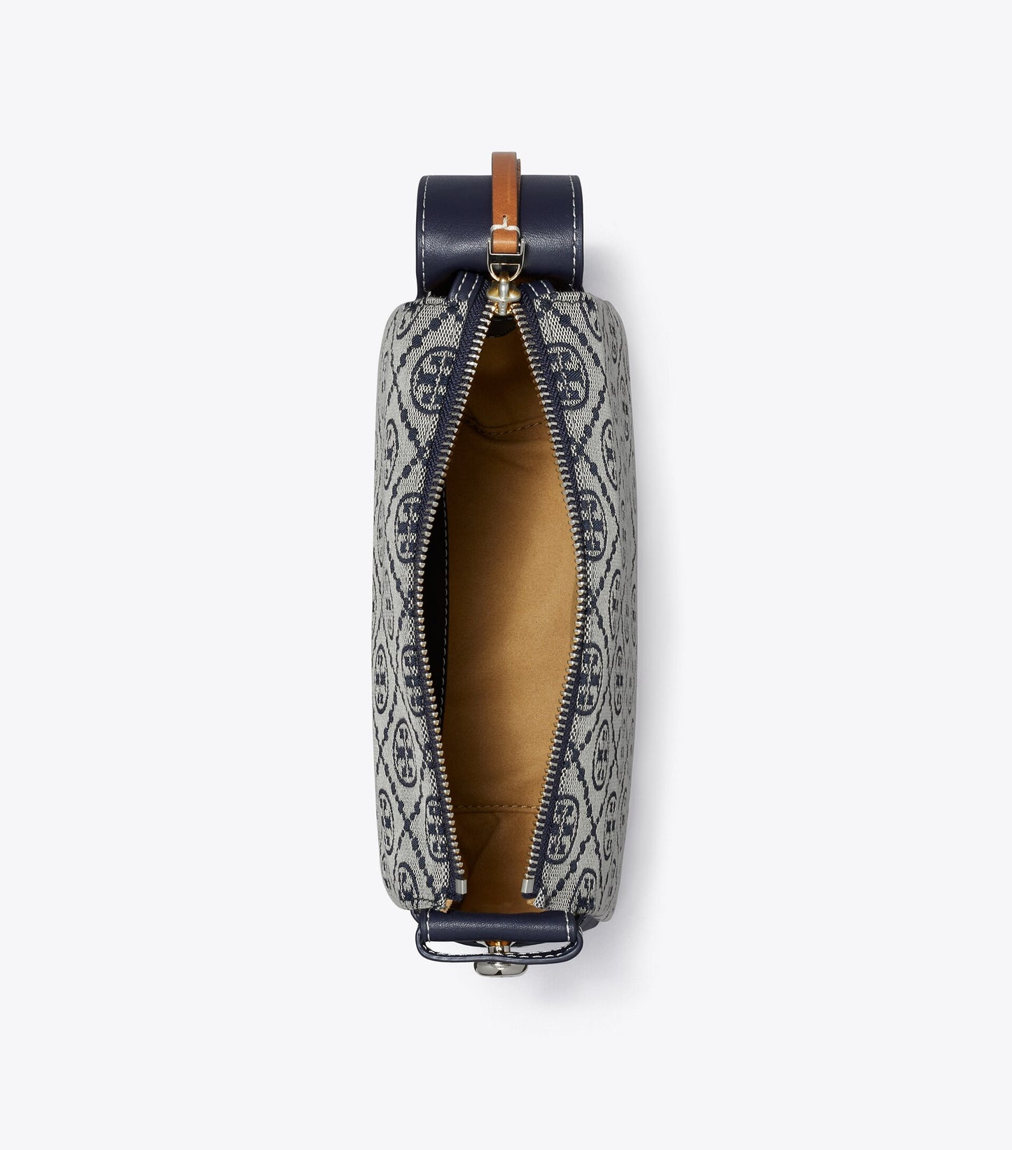 T Monogram Small Romy Shoulder Bag