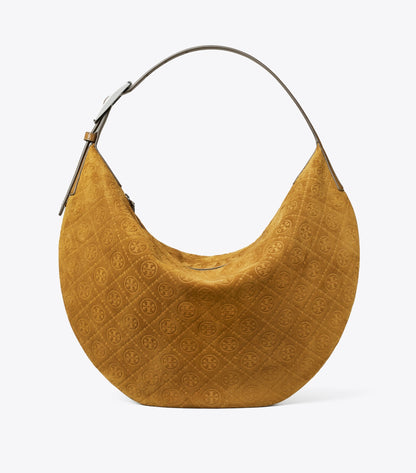 T Monogram Suede Balloon Bag
