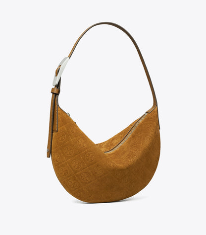 T Monogram Suede Small Balloon Bag