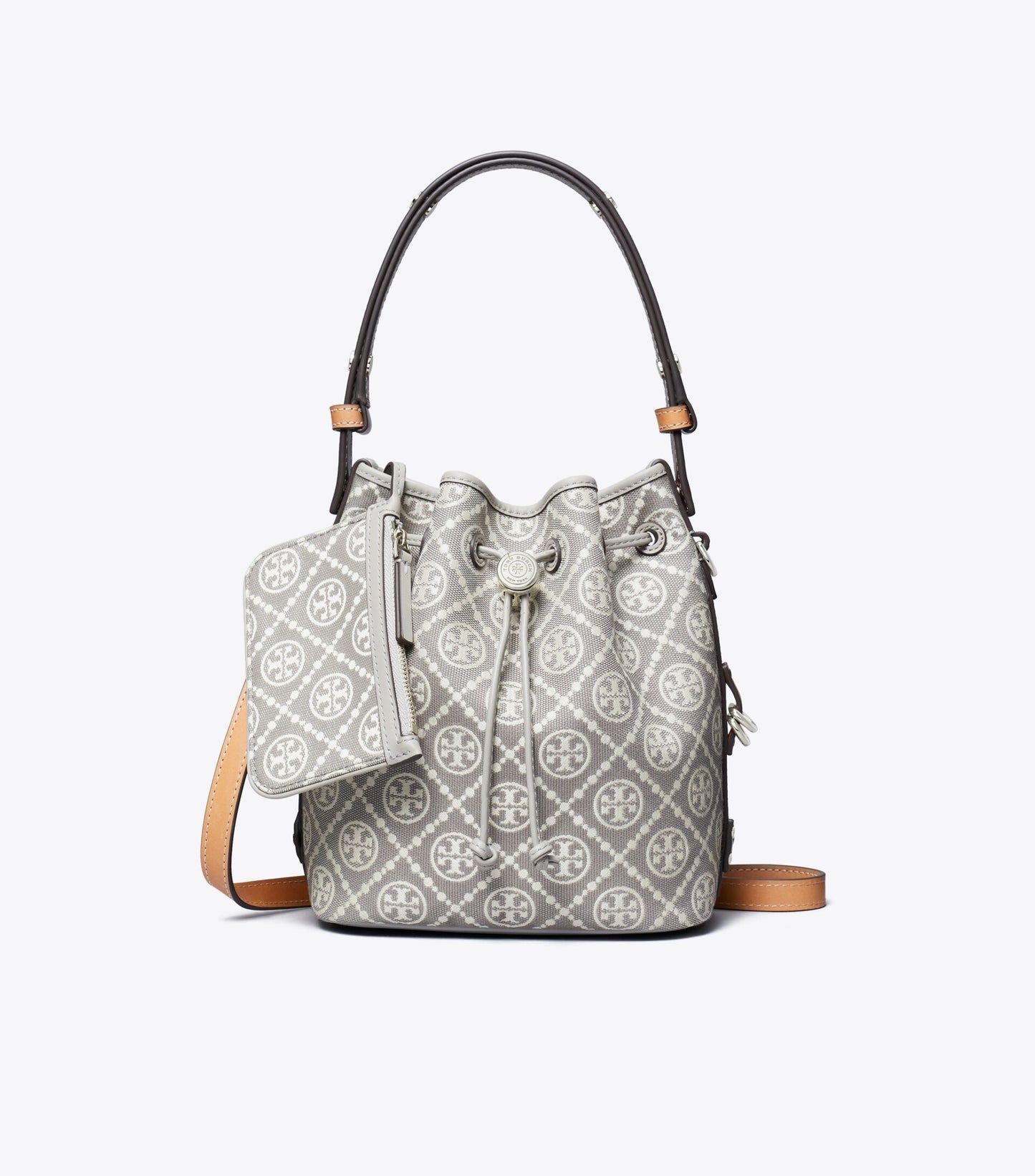 T Monogram Utility Bucket Bag