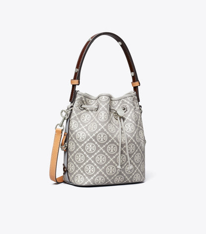 T Monogram Utility Bucket Bag