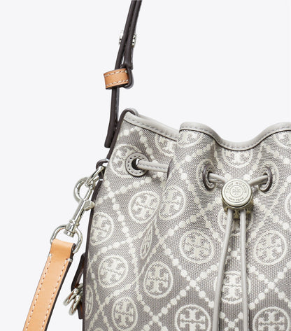 T Monogram Utility Bucket Bag