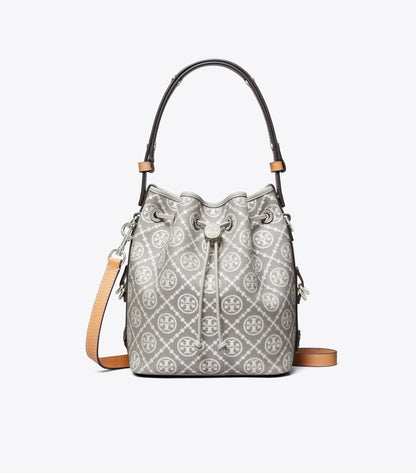 T Monogram Utility Bucket Bag