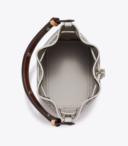 T Monogram Utility Bucket Bag