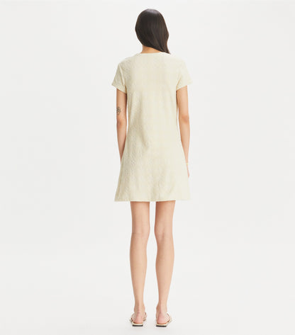 Terry Jacquard Logo Shirtdress