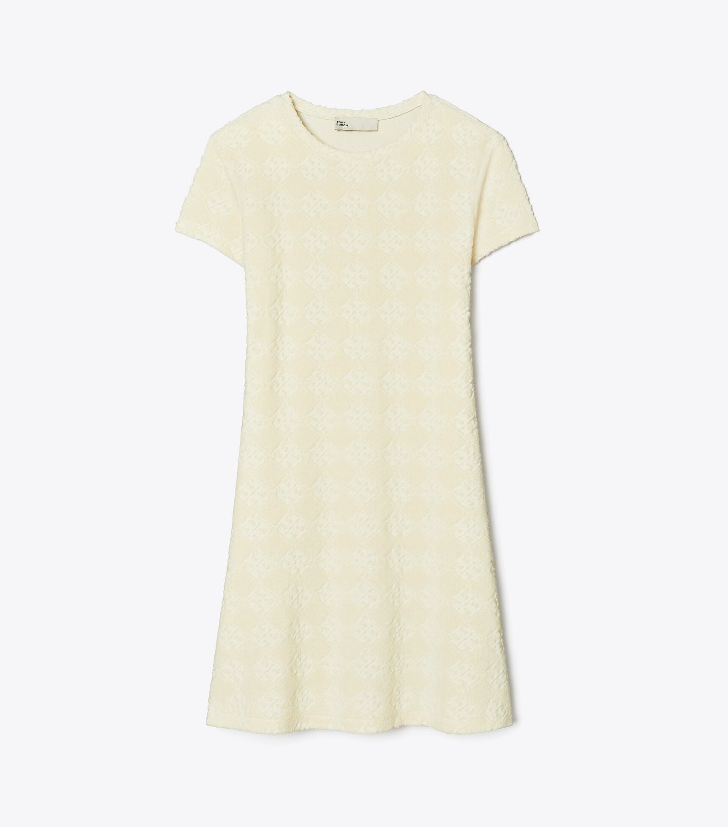 Terry Jacquard Logo Shirtdress