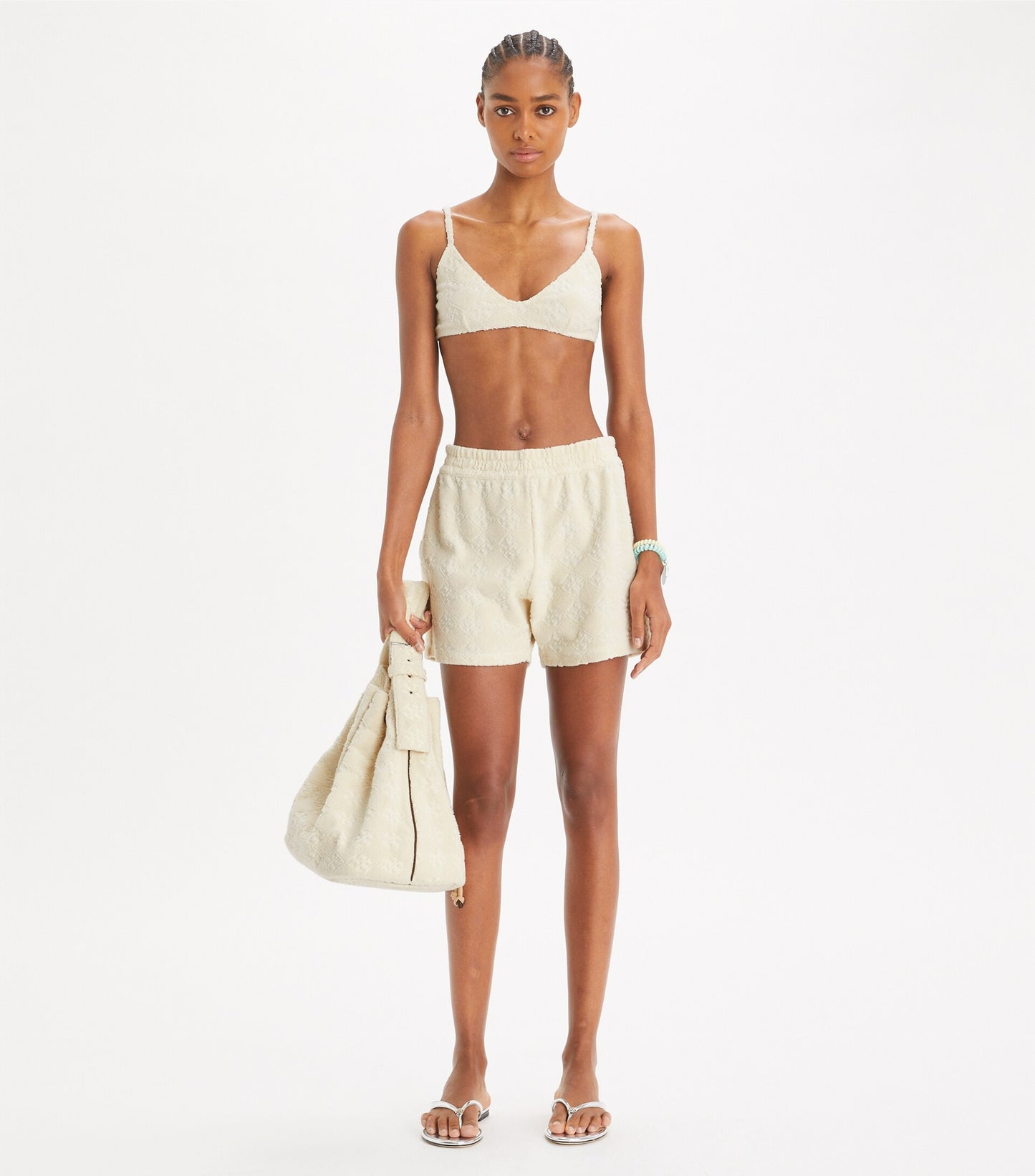 Terry Jacquard Logo Short