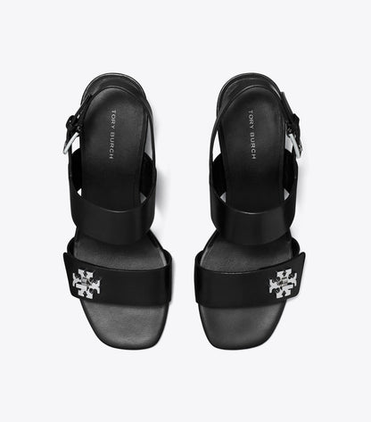 Turnlock Heeled Sandal