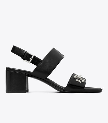 Turnlock Heeled Sandal