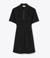 Zip-Front Viscose Dress